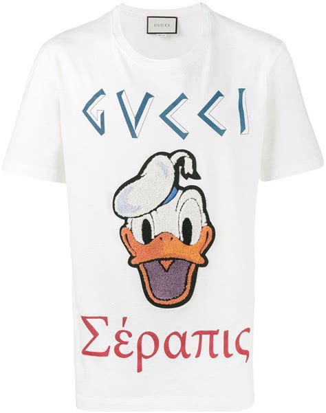 t shirt gucci donald|gucci tee shirts for men.